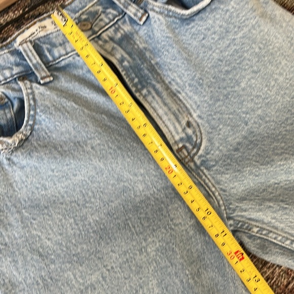 Abercrombie & Fitch 90s relaxed jean high-rise size 27 X-long length - Picture 12 of 12